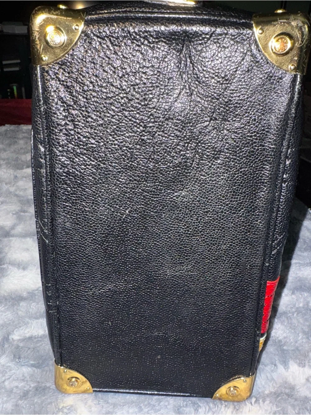METROCITY Quilted Speedy Boston Bag- Preloved- has lock on side!-dust bag